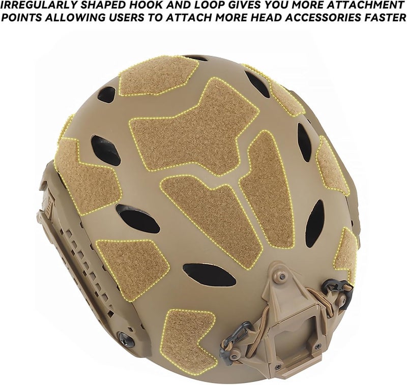 Aoutacc Lightweight Tactical Fast Helmet, Integrated Helmet with NVG Mount Base, Side Rails,Pre-Slotted Headset Strap for Outdoor Sports, CS - Image 4